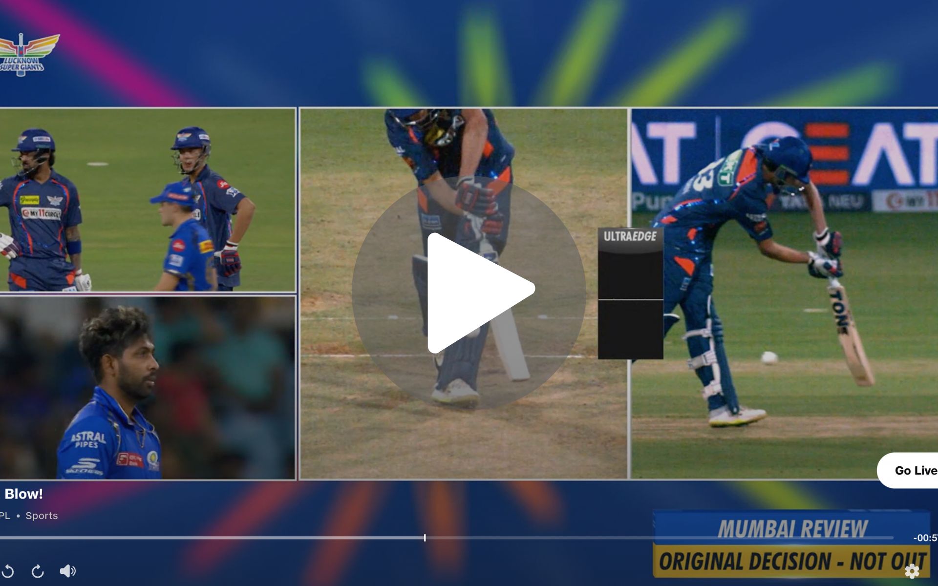 [Watch] Pandya's Brilliant DRS Sends Back LSG Debutant Arshin Kulkarni On Golden Duck